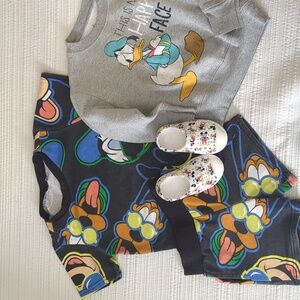 Disney Donald Duck Outfit Set - Disney Mickey Bundle 3T